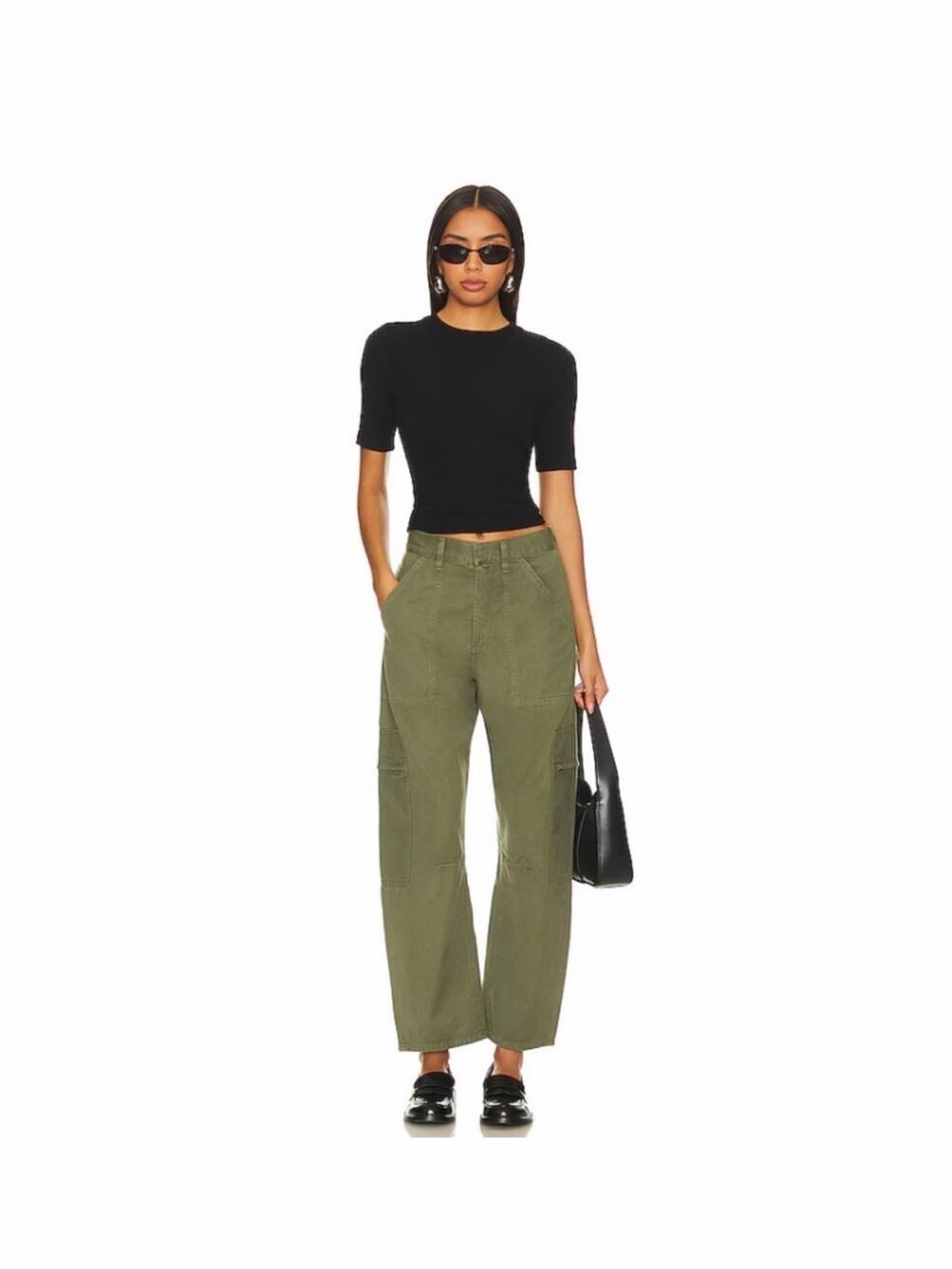 Citizens Of Humanity Marcelle Barrel Leg Low Slung Cargo Pant Size 26